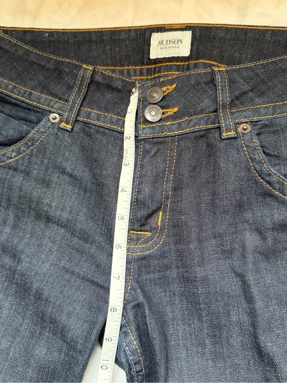 Hudson Jeans Signature Petite Bootcut Dark Indigo Denim Size 29 - Picture 6 of 15